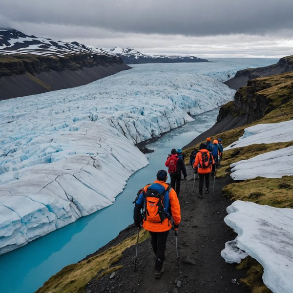 Où participer à une expédition de randonnée glaciaire en Islande?