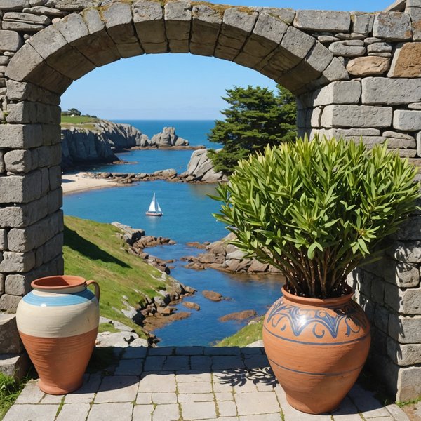 Quels hébergements en Bretagne proposent des ateliers de poterie et des randonnées côtières?